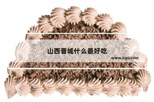 山西晋城什么最好吃