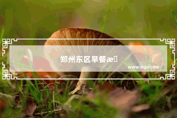 郑州东区早餐推荐排行榜前十名