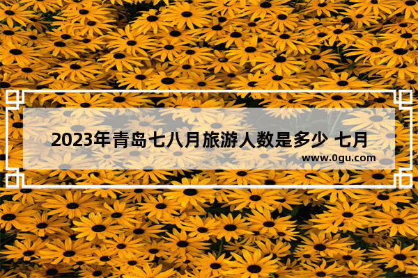 2023年青岛七八月旅游人数是多少 七月青岛旅游