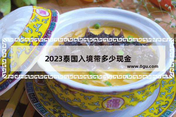 2023泰国入境带多少现金