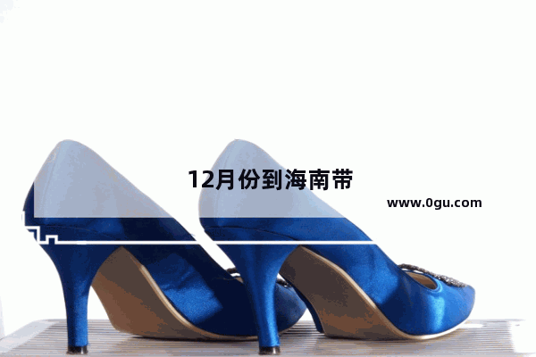 12月份到海南带什么衣服