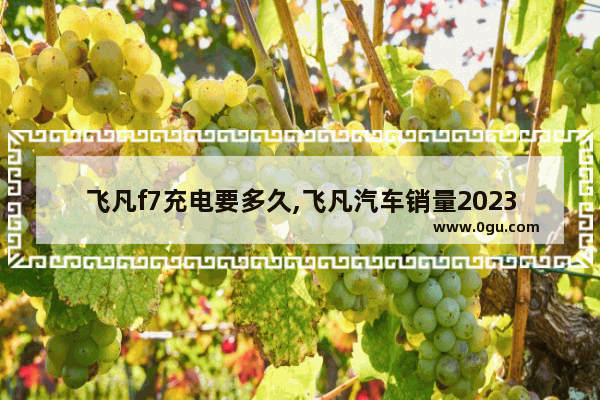 飞凡f7充电要多久,飞凡汽车销量2023