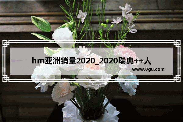 hm亚洲销量2020_2020瑞典++人数