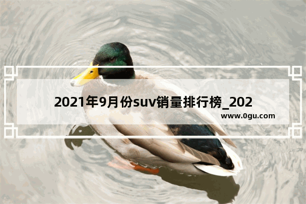 2021年9月份suv销量排行榜_2021年九月合资suv销量排行榜