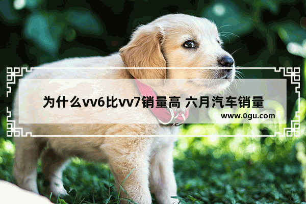 为什么vv6比vv7销量高 六月汽车销量vv6