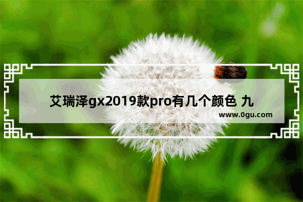 艾瑞泽gx2019款pro有几个颜色 九月奇瑞艾瑞泽gx汽车销量