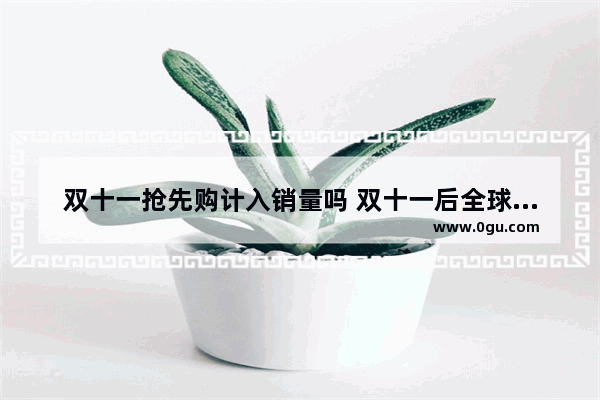 双十一抢先购计入销量吗 双十一后全球汽车销量