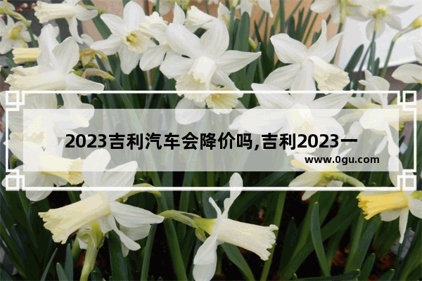 2023吉利汽车会降价吗,吉利2023一月汽车销量