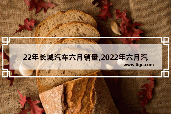 22年长城汽车六月销量,2022年六月汽车销量