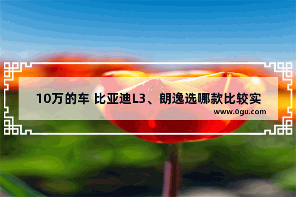 10万的车 比亚迪L3、朗逸选哪款比较实在_比亚迪车名先后顺序