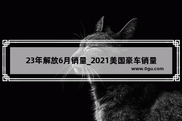 23年解放6月销量_2021美国豪车销量