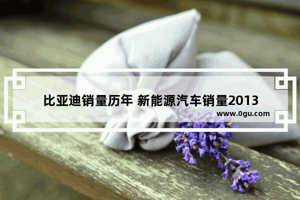 比亚迪销量历年 新能源汽车销量2013