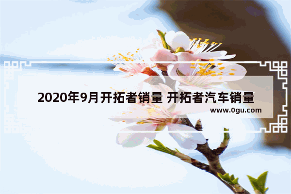 2020年9月开拓者销量 开拓者汽车销量排行榜最新