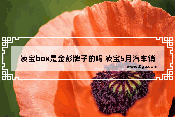 凌宝box是金彭牌子的吗 凌宝5月汽车销量