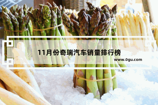 11月份奇瑞汽车销量排行榜