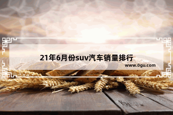 21年6月份suv汽车销量排行