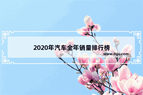 2020年汽车全年销量排行榜