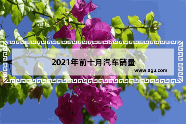 2021年前十月汽车销量