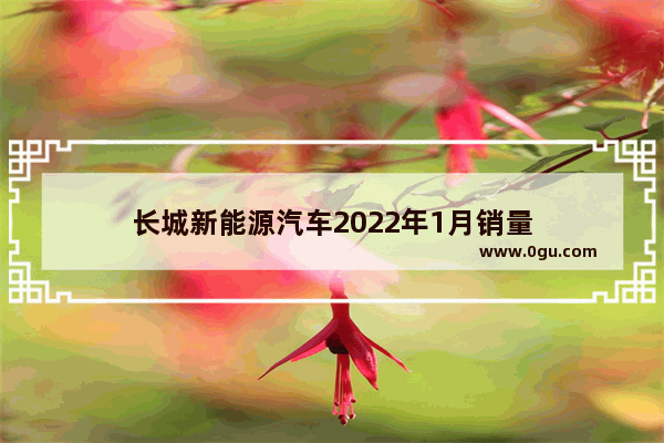 长城新能源汽车2022年1月销量