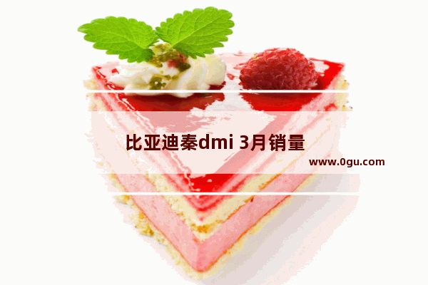 比亚迪秦dmi 3月销量