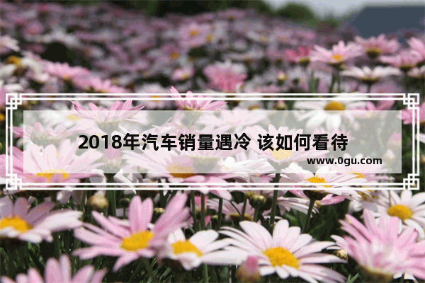 2018年汽车销量遇冷 该如何看待