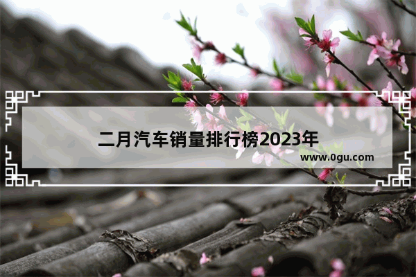 二月汽车销量排行榜2023年