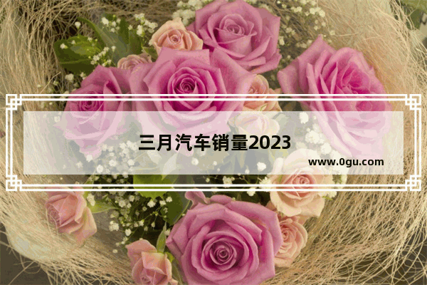 三月汽车销量2023