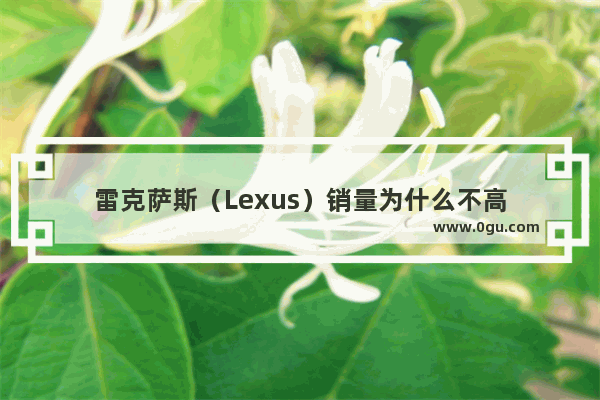 雷克萨斯（Lexus）销量为什么不高