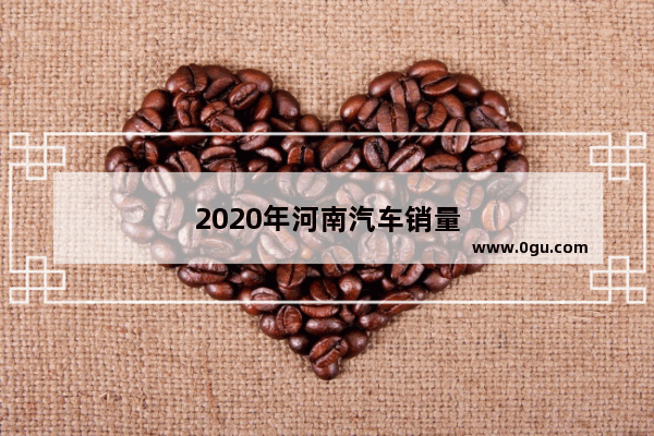 2020年河南汽车销量