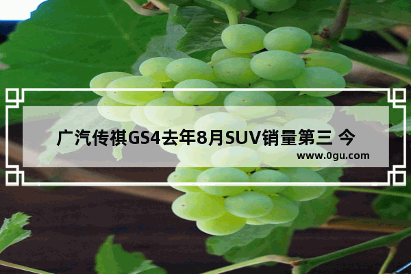 广汽传祺GS4去年8月SUV销量第三 今年怎么前20都没有他它