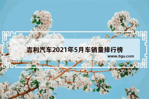 吉利汽车2021年5月车销量排行榜