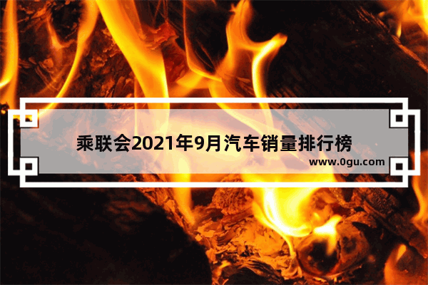 乘联会2021年9月汽车销量排行榜