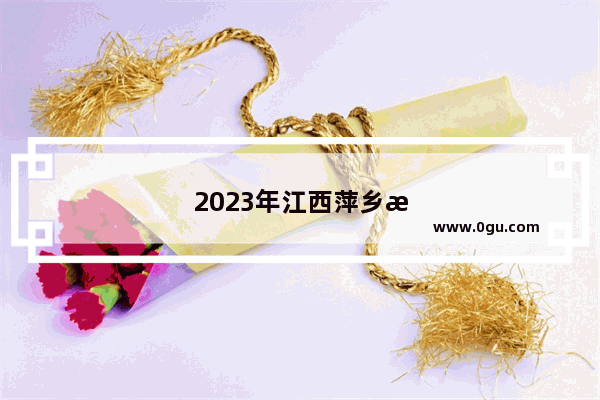 2023年江西萍乡有购车补贴吗