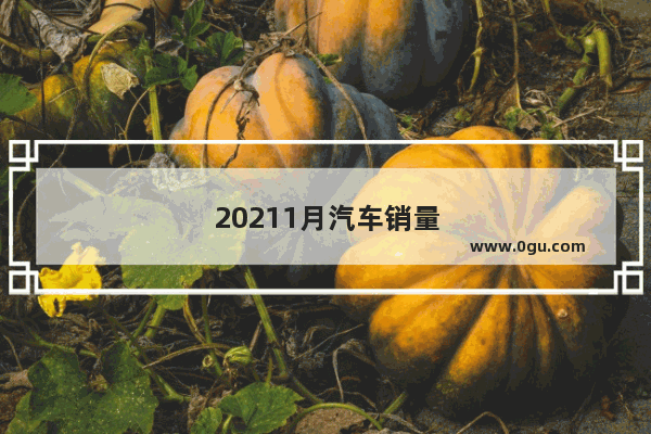 20211月汽车销量排行榜