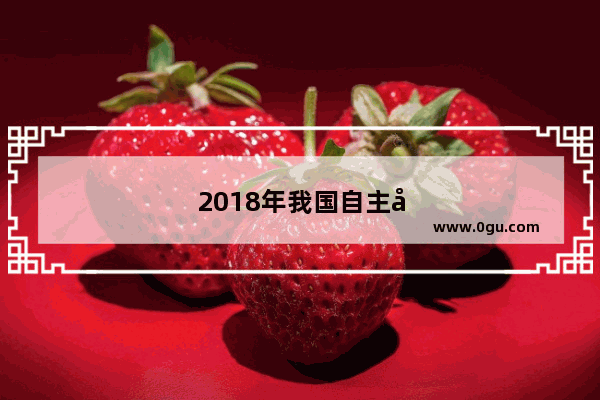 2018年我国自主品牌汽车销量总和