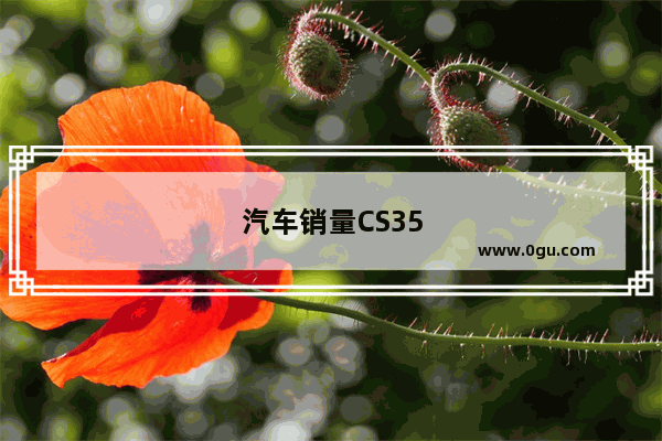 汽车销量CS35